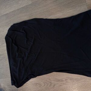 REISS Chic Black Off Shoulder Top